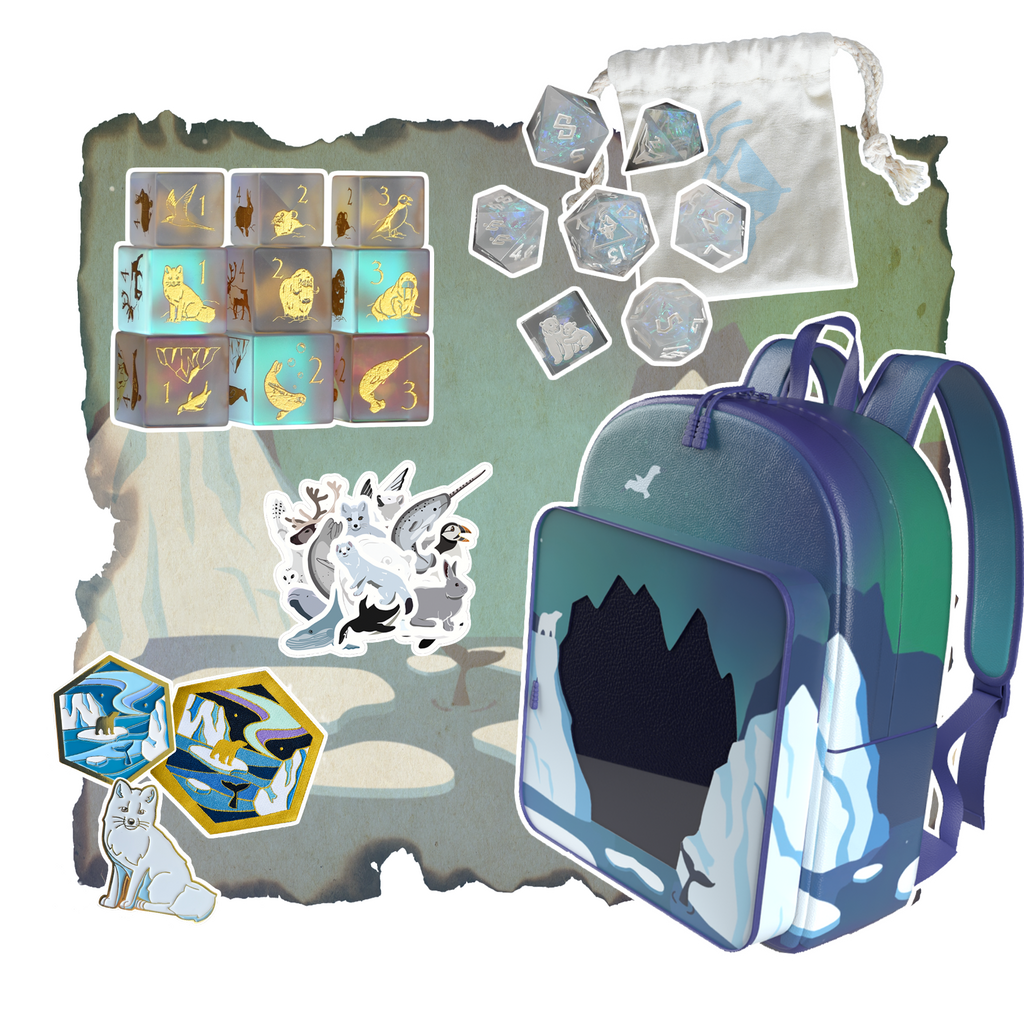 Discover the Arctic Collection on Biome Dice Kickstarter!