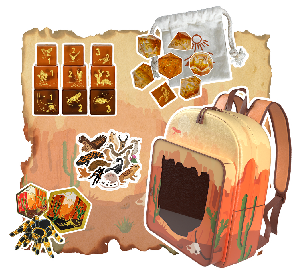 Explore the Desert Biome Collection on Biome Dice Kickstarter