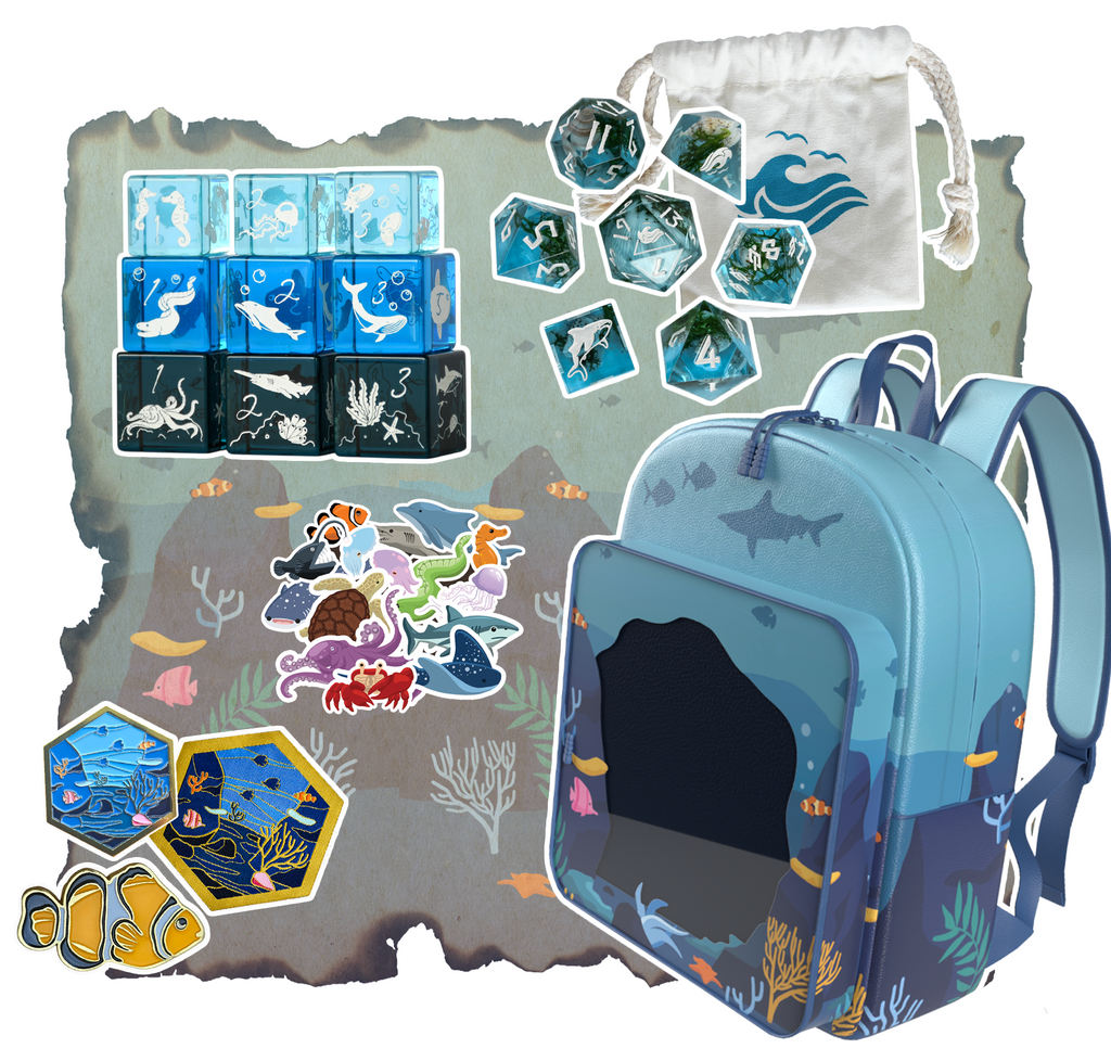 Dive into the Ocean Biome Collection on Biome Dice Kickstarter!