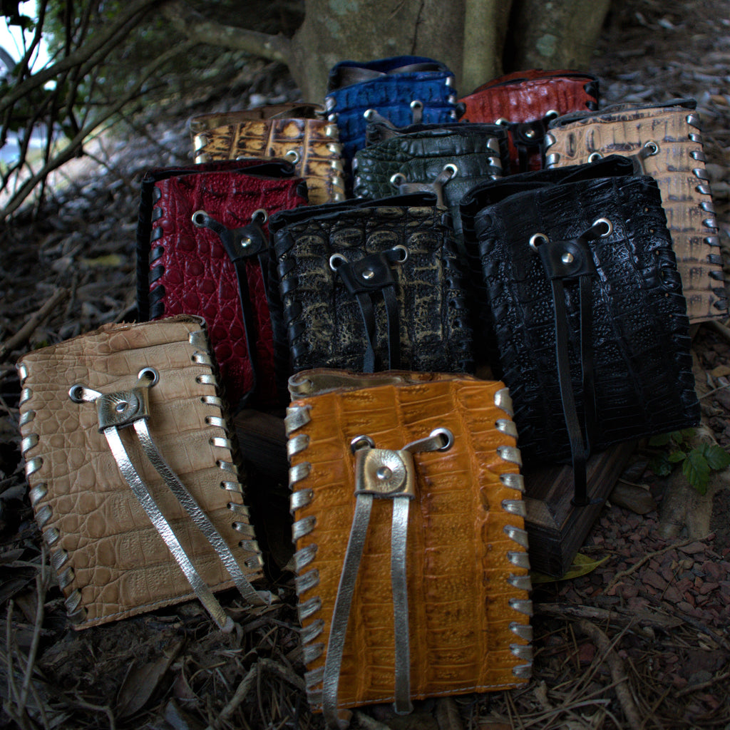 Leather Dragon Dice Bags