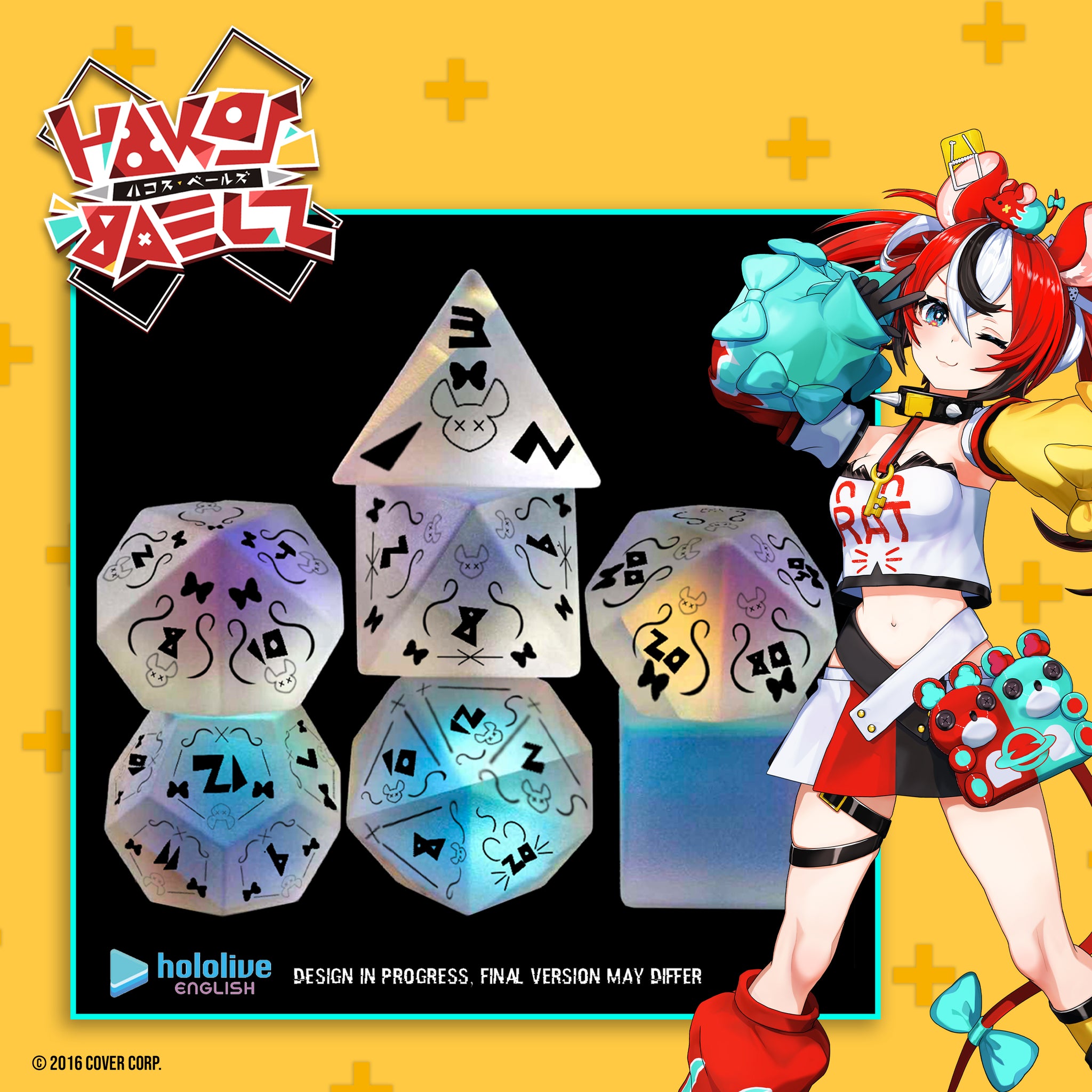 PRE-ORDER | Baelz Dice Set | hololive x MMG Exclusive