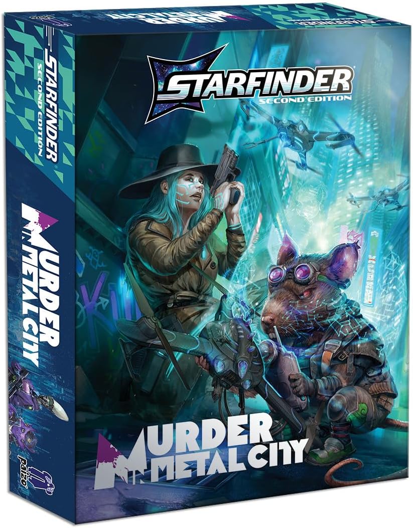 Starfinder Murder in Metal City Deluxe Adventure