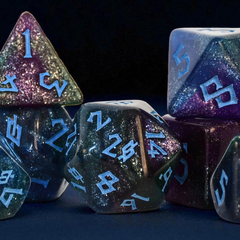 Andromeda Acrylic Dice Set