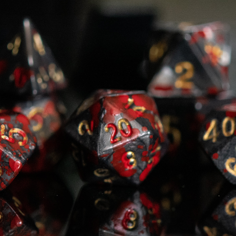 Blood and Iron Acrylic Dice Set