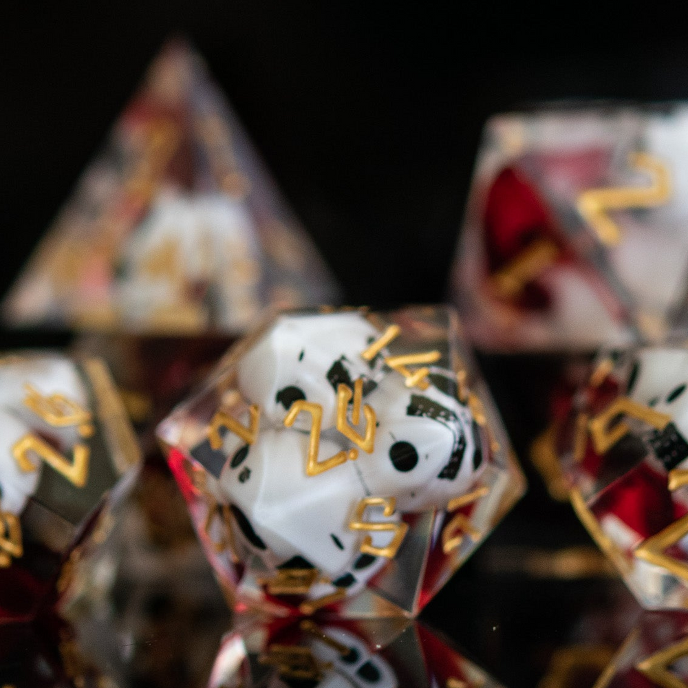 PRE-ORDER || Bloody Corpse Sharp-Edged Resin Dice Set