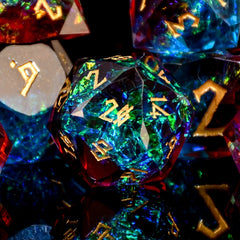 Multifaceted Resin Dice Set - Chaos Bolt