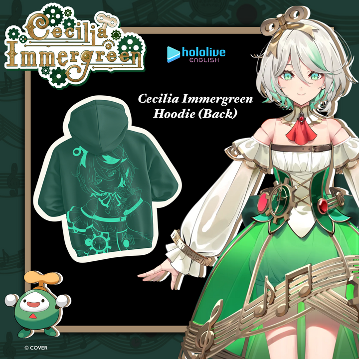 PRE-ORDER | Cecilia Immergreen Hoodie | hololive English x MMG Exclusive
