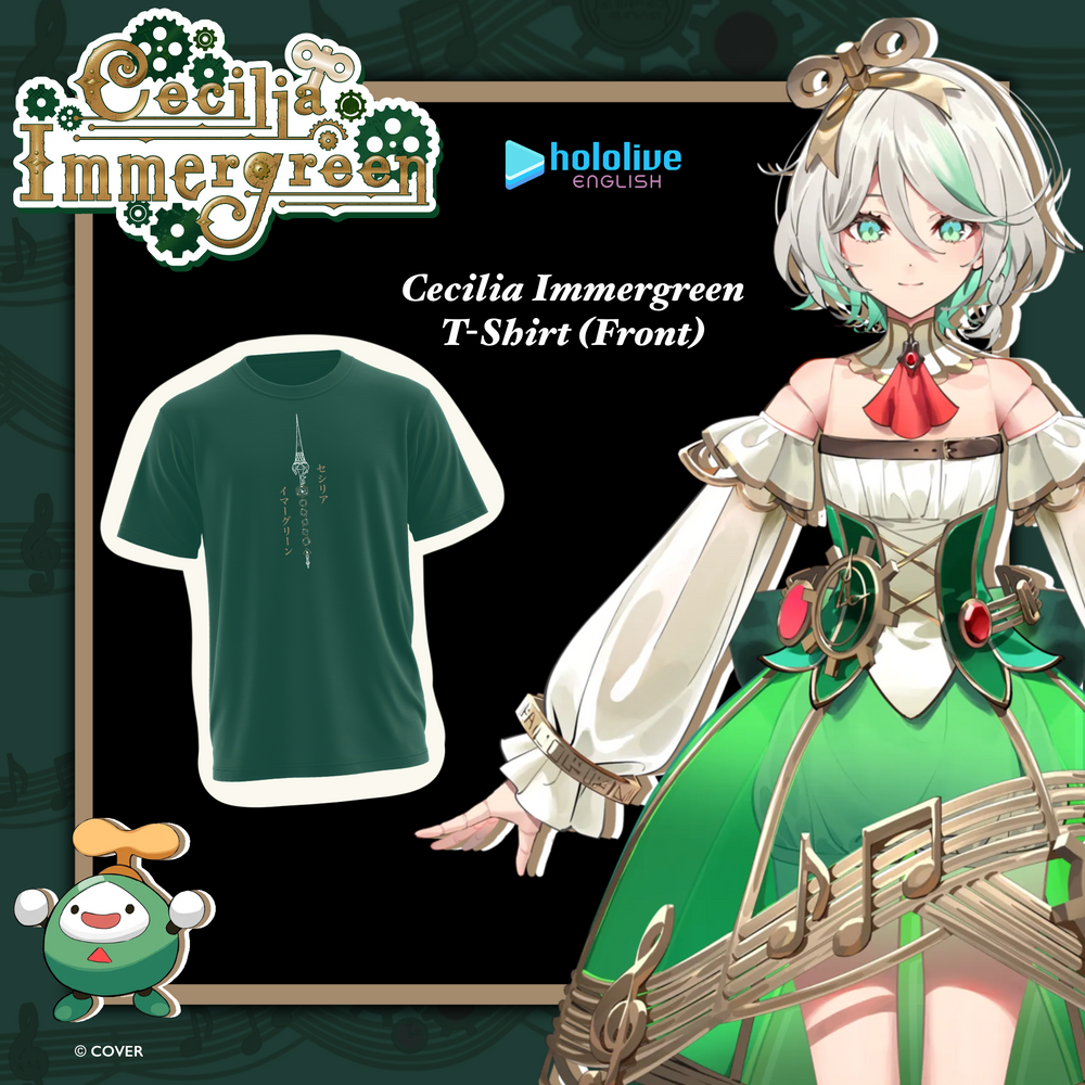 PRE-ORDER | Cecilia Immergreen T-Shirt | hololive English x MMG Exclusive