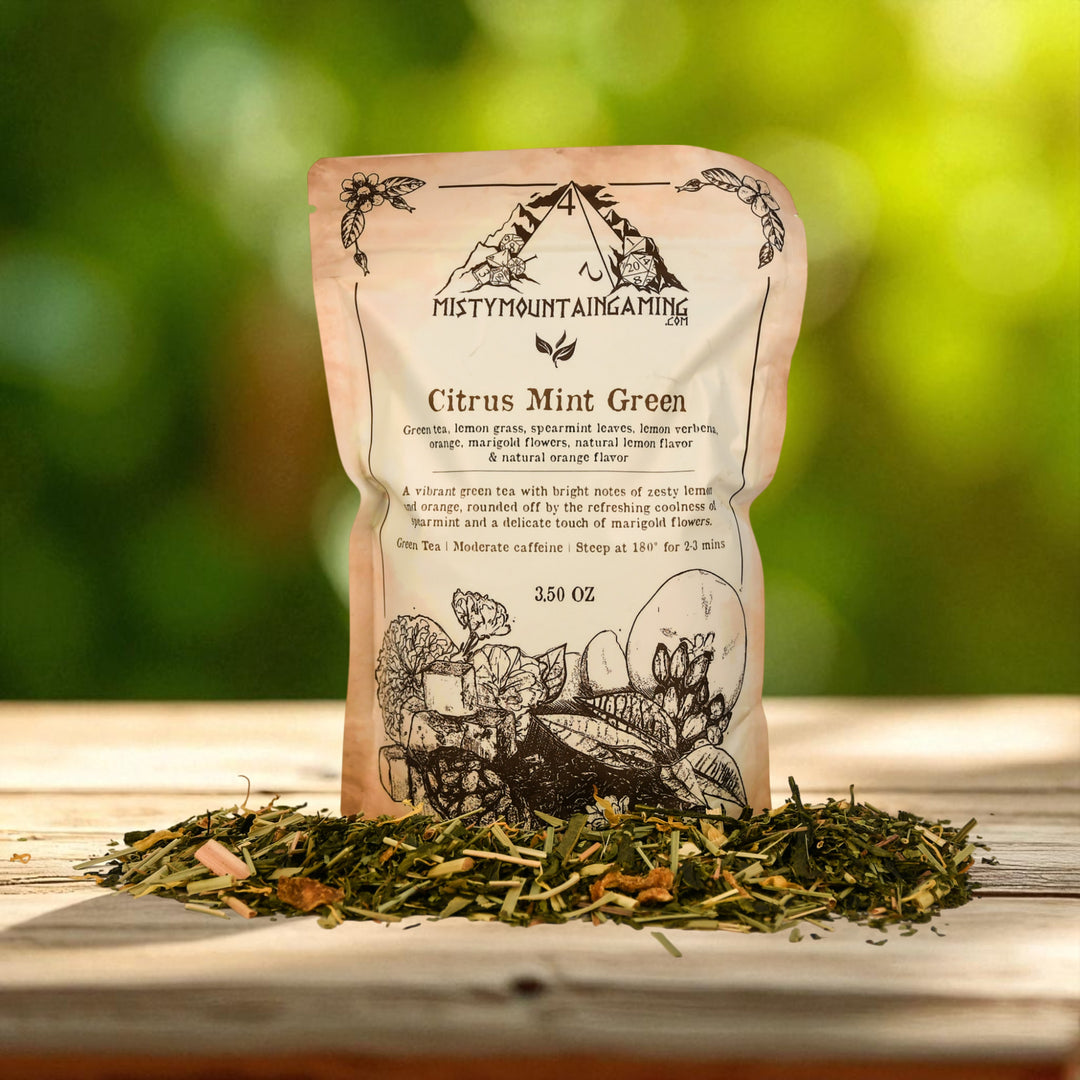 Tea package labeled &