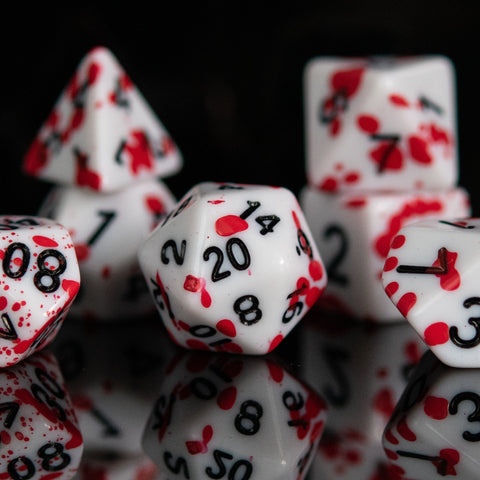 Crystal Lake Acrylic Dice Set