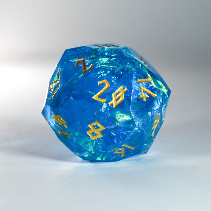 Ray of Frost Multifaceted 50mm Resin D20