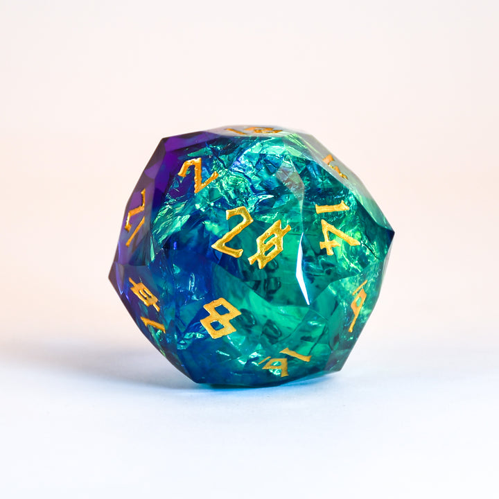 Booming Blade Multifaceted 30mm Resin D20