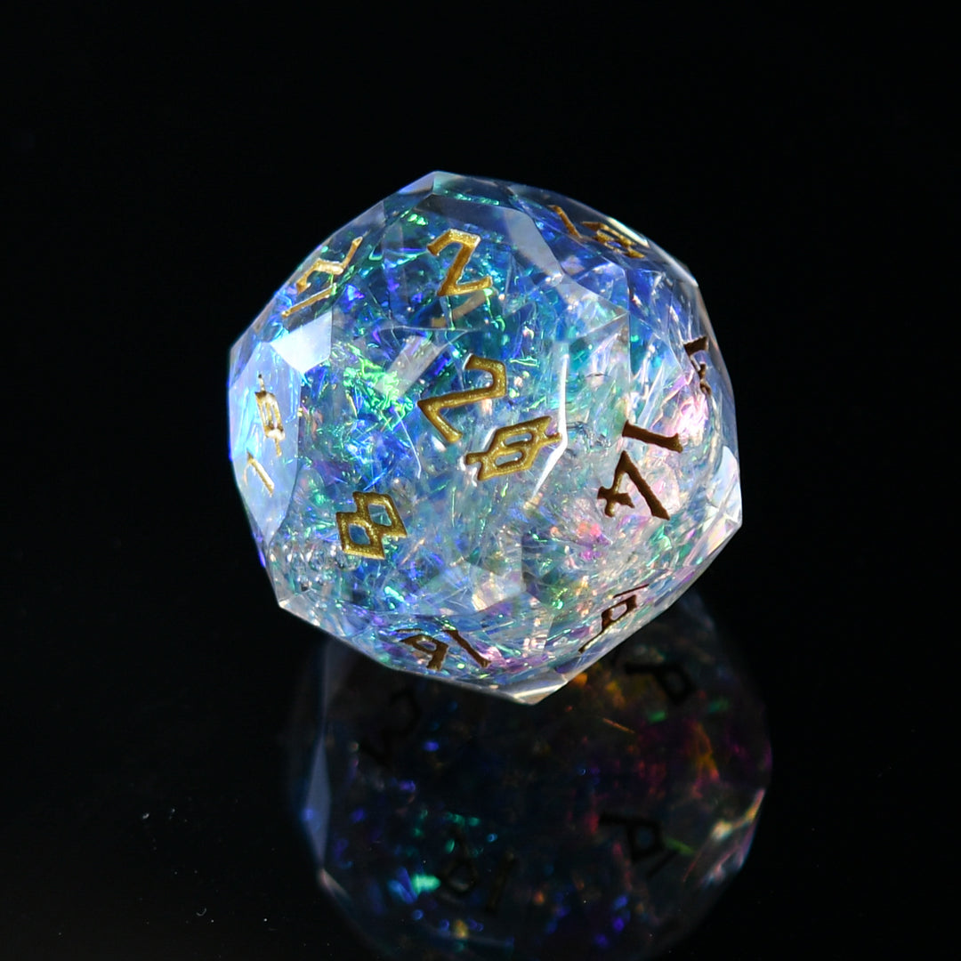 Prismatic Spray Multifaceted 30mm Resin D20
