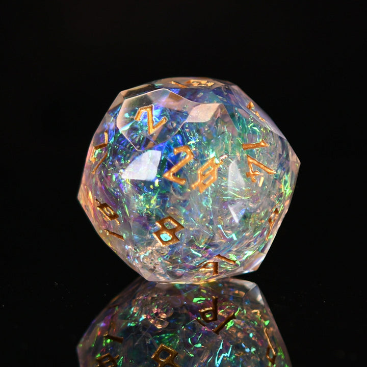 Prismatic Spray Multifaceted 30mm Resin D20