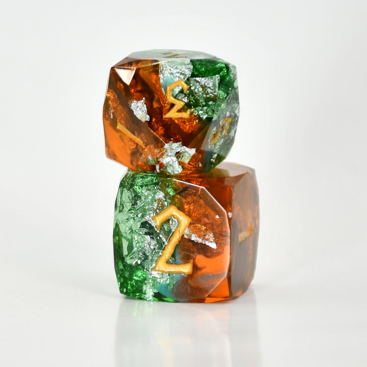 Song of the Druid Multifaceted Resin Dice Set