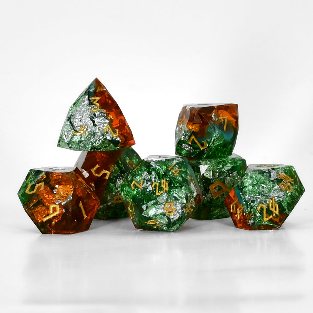 Song of the Druid Multifaceted Resin Dice Set