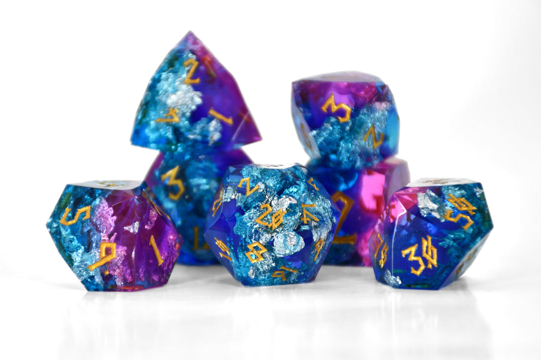 Bardic Inspiration Multifaceted Resin Dice Set