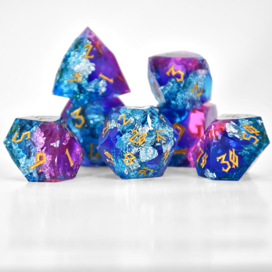 Bardic Inspiration Multifaceted Resin Dice Set