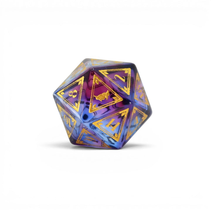 PRE-ORDER | Crimzon Ruze Glass Dice Set | HOLOSTARS English x MMG Exclusive