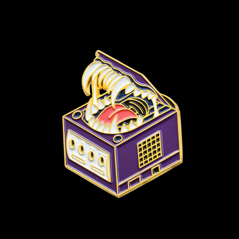 Gamecube Mimic D&D Pin