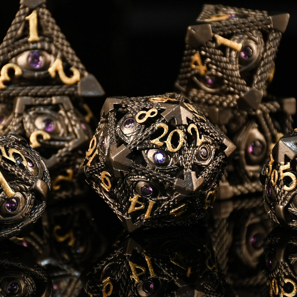 Spectator Hollow Metal Dice Set