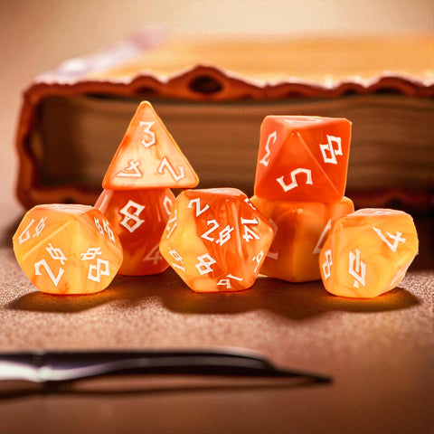 Screwdriver Cocktail Acrylic Dice Set