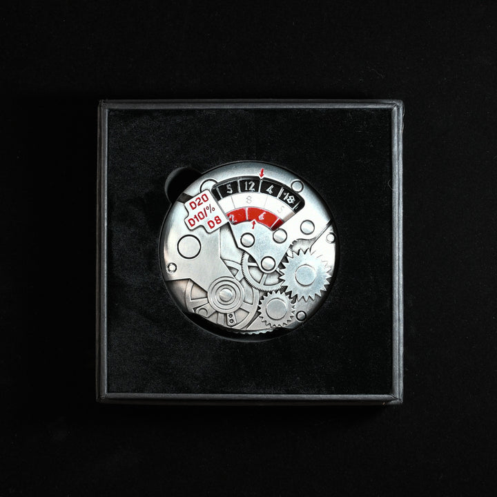 Gear Dice Spinner - Silver