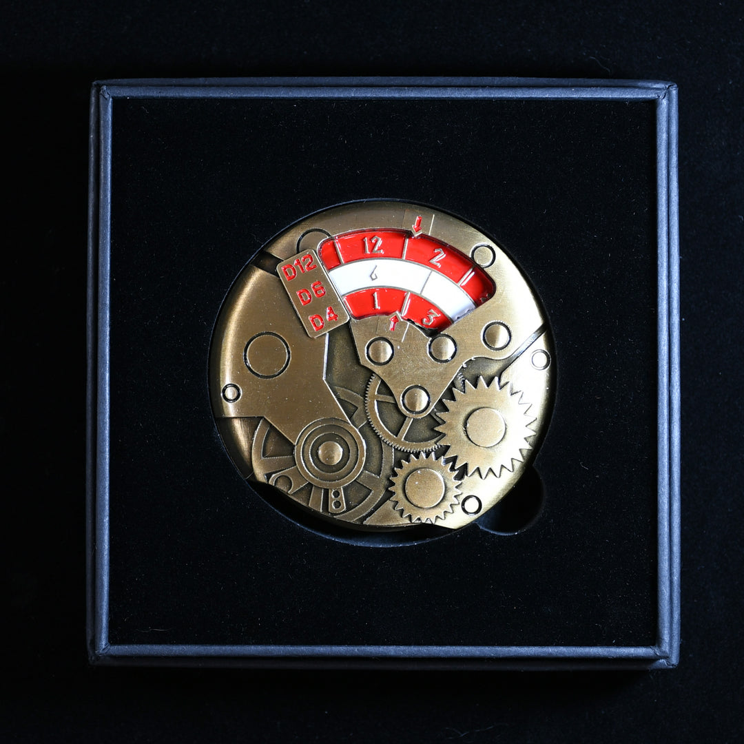 Gear Dice Spinner - Gold
