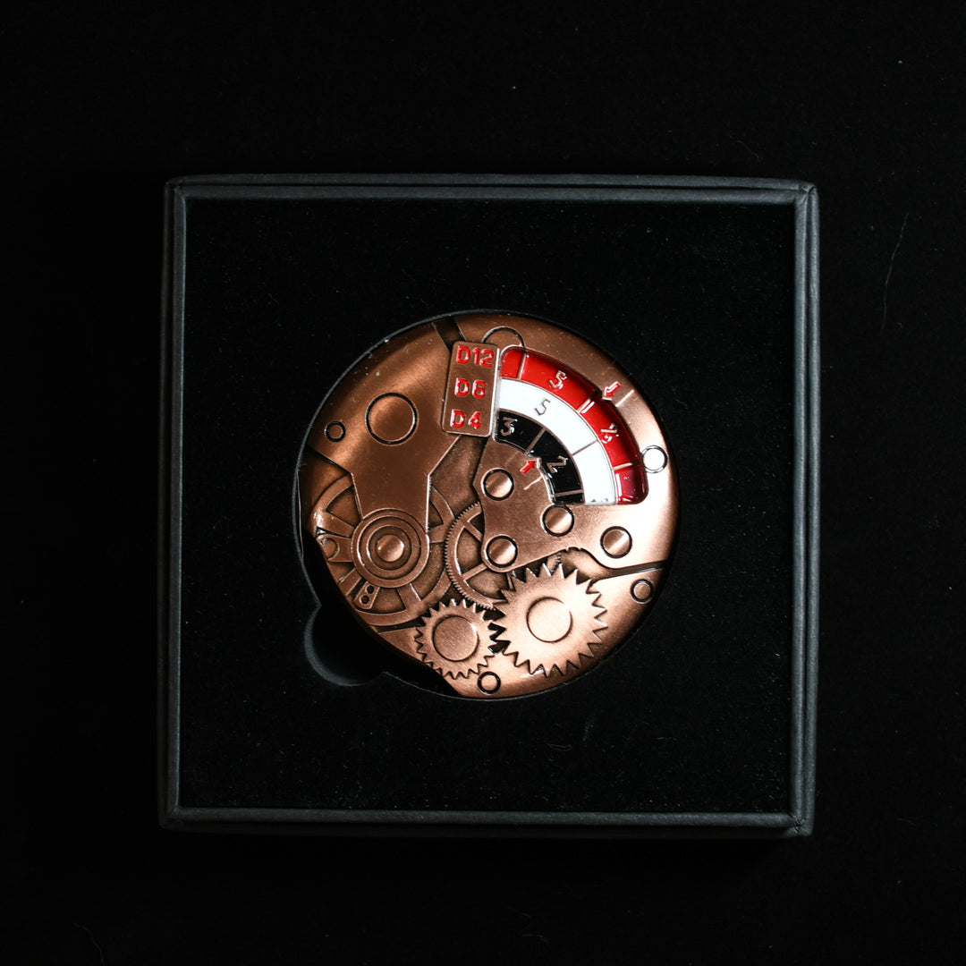Gear Dice Spinner - Bronze