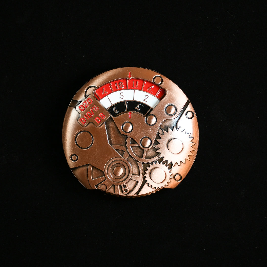 Gear Dice Spinner - Bronze