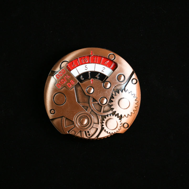 Gear Dice Spinner - Bronze