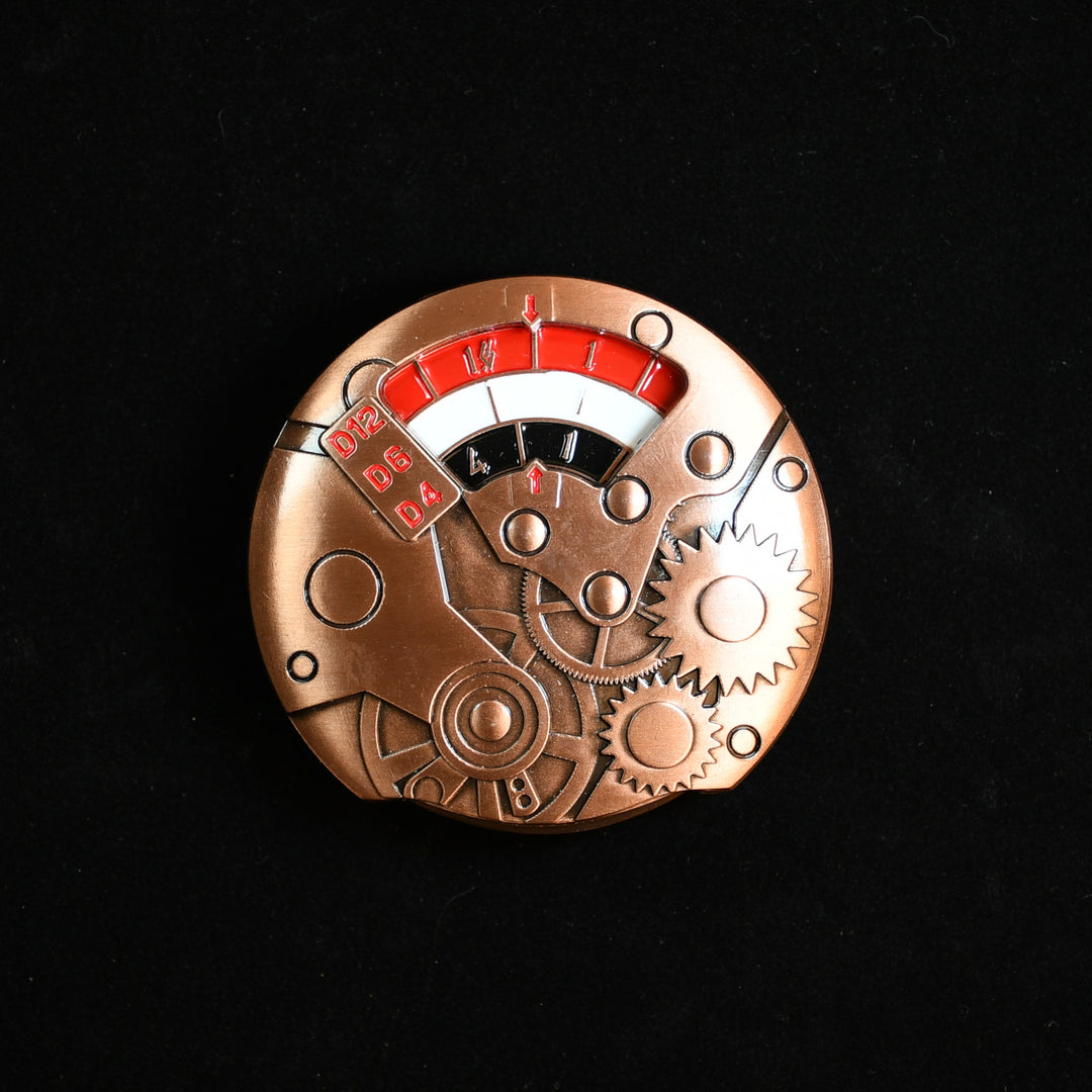 Gear Dice Spinner - Bronze
