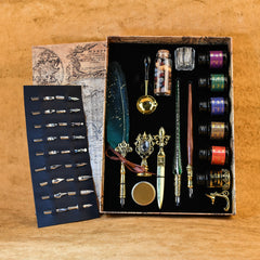 Vintage Calligraphy Set -Green