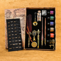 Vintage Calligraphy Set -Red