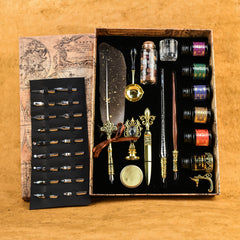 Vintage Calligraphy Set -Grey