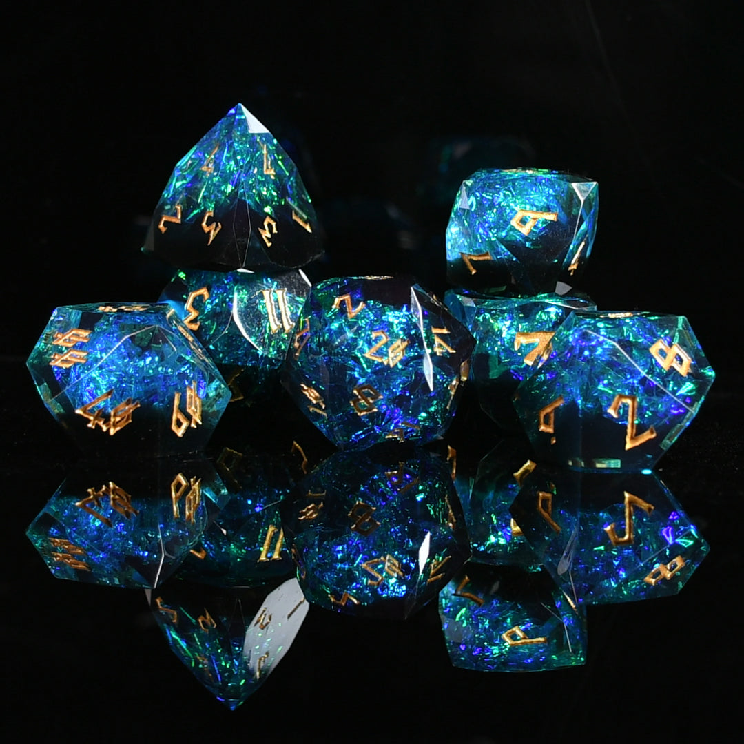 Multifaceted Resin Dice Set - Dark Star