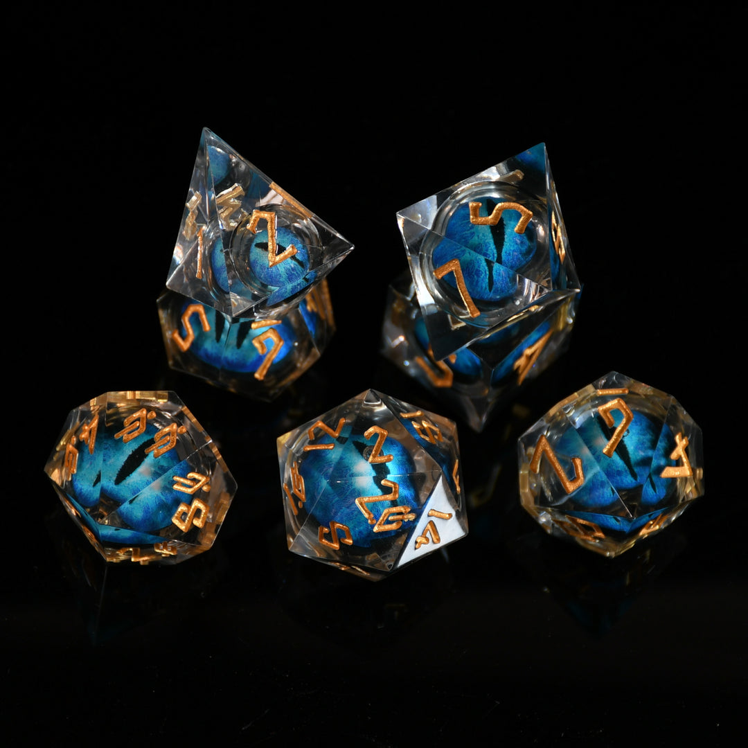 Legacy of Blue Eyes Liquid Core Dice Set