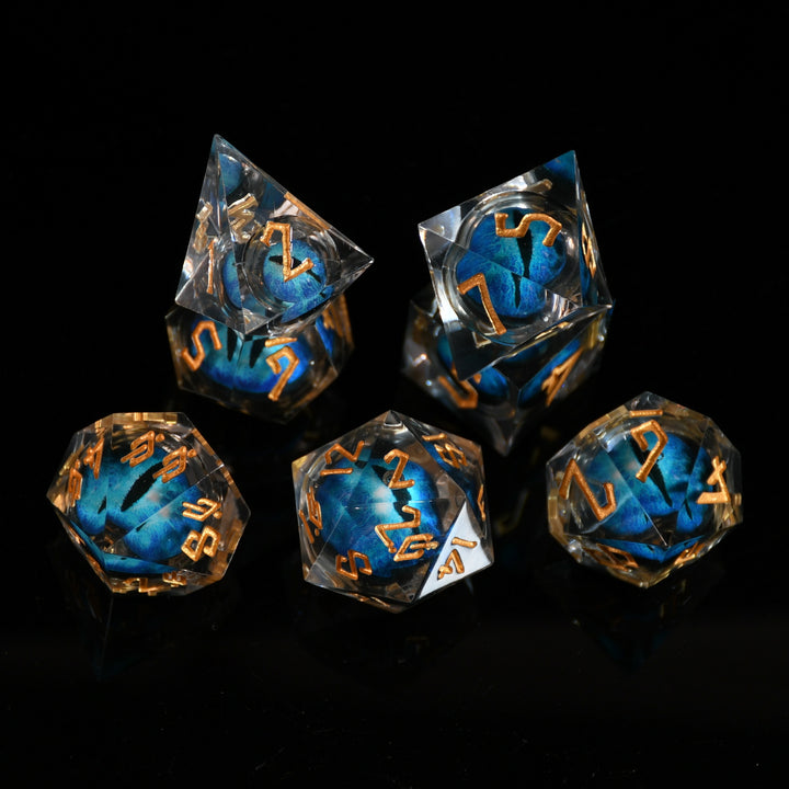 Legacy of Blue Eyes Liquid Core Dice Set