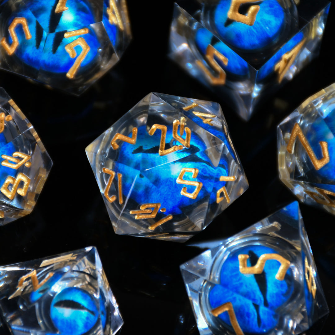 Legacy of Blue Eyes Liquid Core Dice Set
