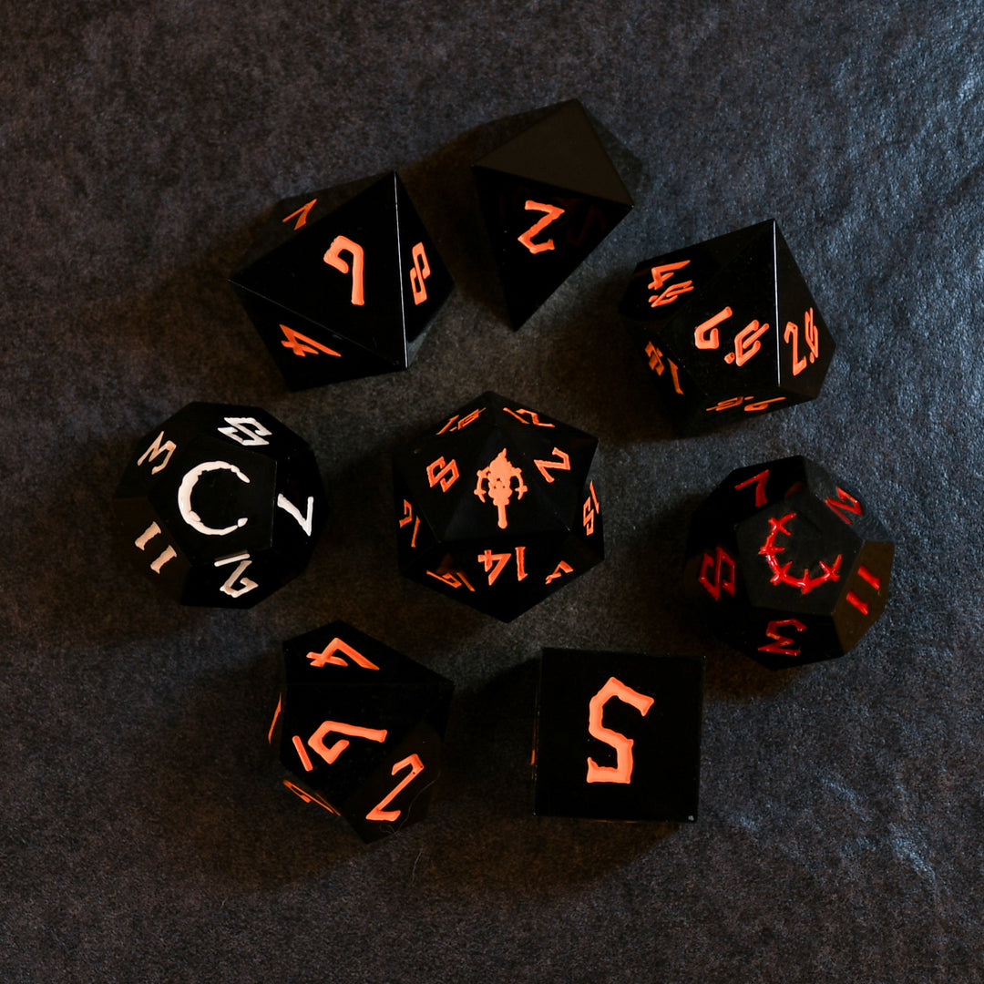 PRE-ORDER | Darkest Dungeon Desperation Sharp-Edged Resin Dice Set
