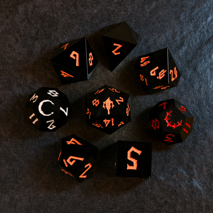 PRE-ORDER | Darkest Dungeon Desperation Sharp-Edged Resin Dice Set
