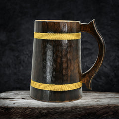 Dark Wood Tankard
