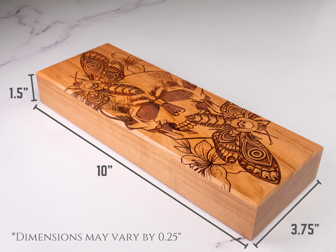 engraved wooden dice vault from talon and claw for tabletop gaming dice