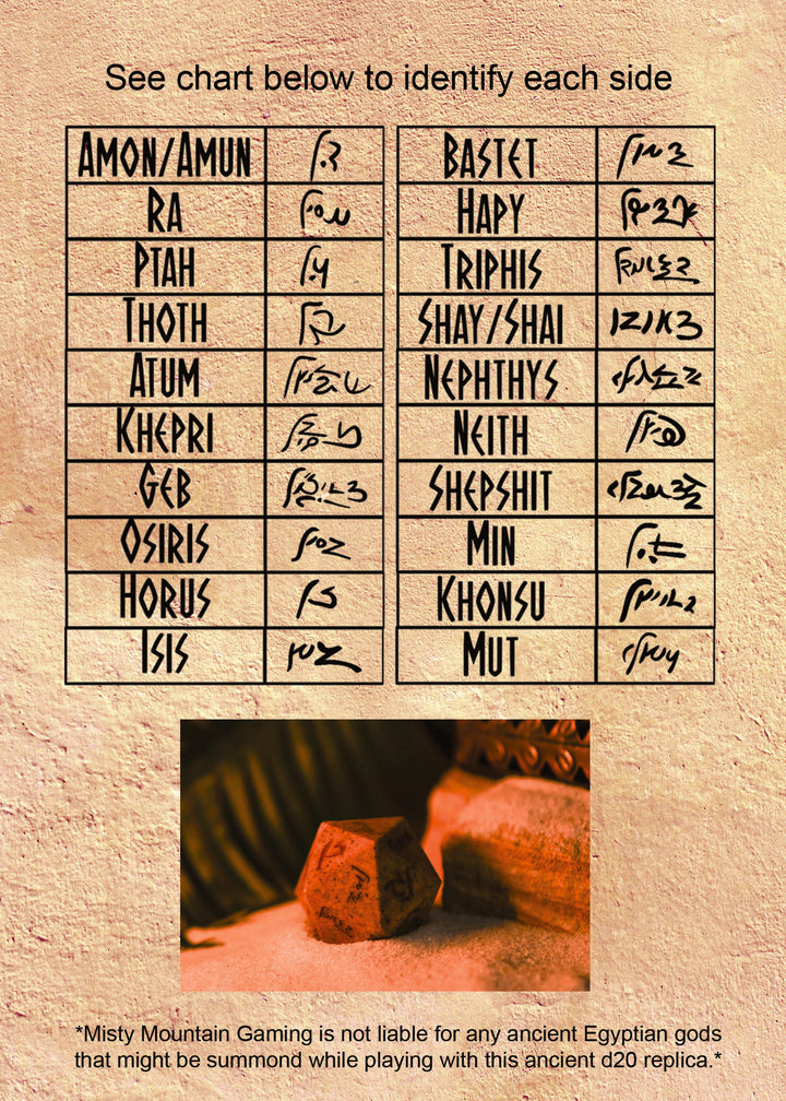 demotic limestone identification card