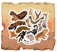 Desert Biome Sticker Pack
