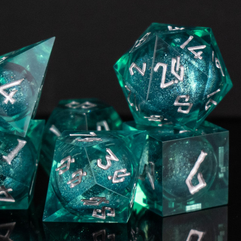 Forbidden Lake Liquid Core Dice Set