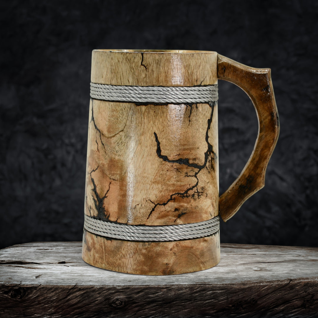 Fractal Wood Tankard