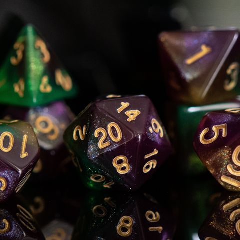 Galactic Void Acrylic Dice Set