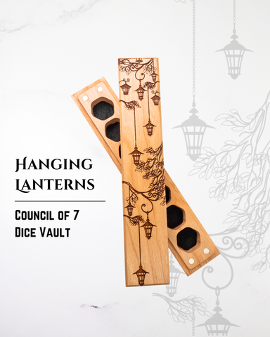 Hanging Lanterns | Engraved Council of 7 Dice Vault