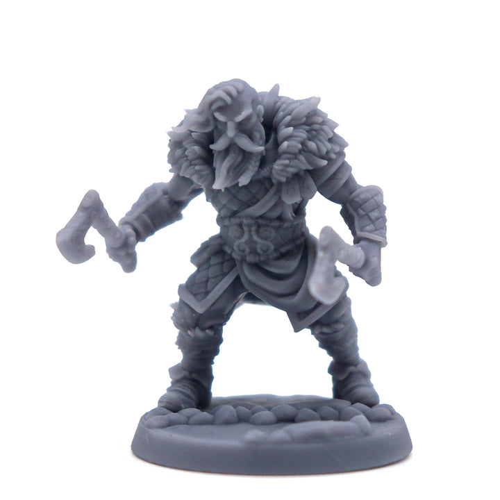 Human Barbarian Berserker Male Miniature